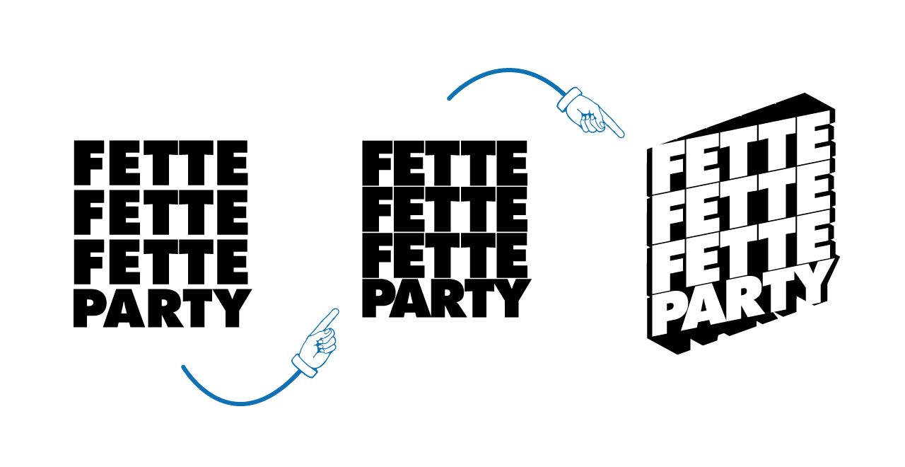 Fette Fette Fette Party Logo Ideen Roman Holland