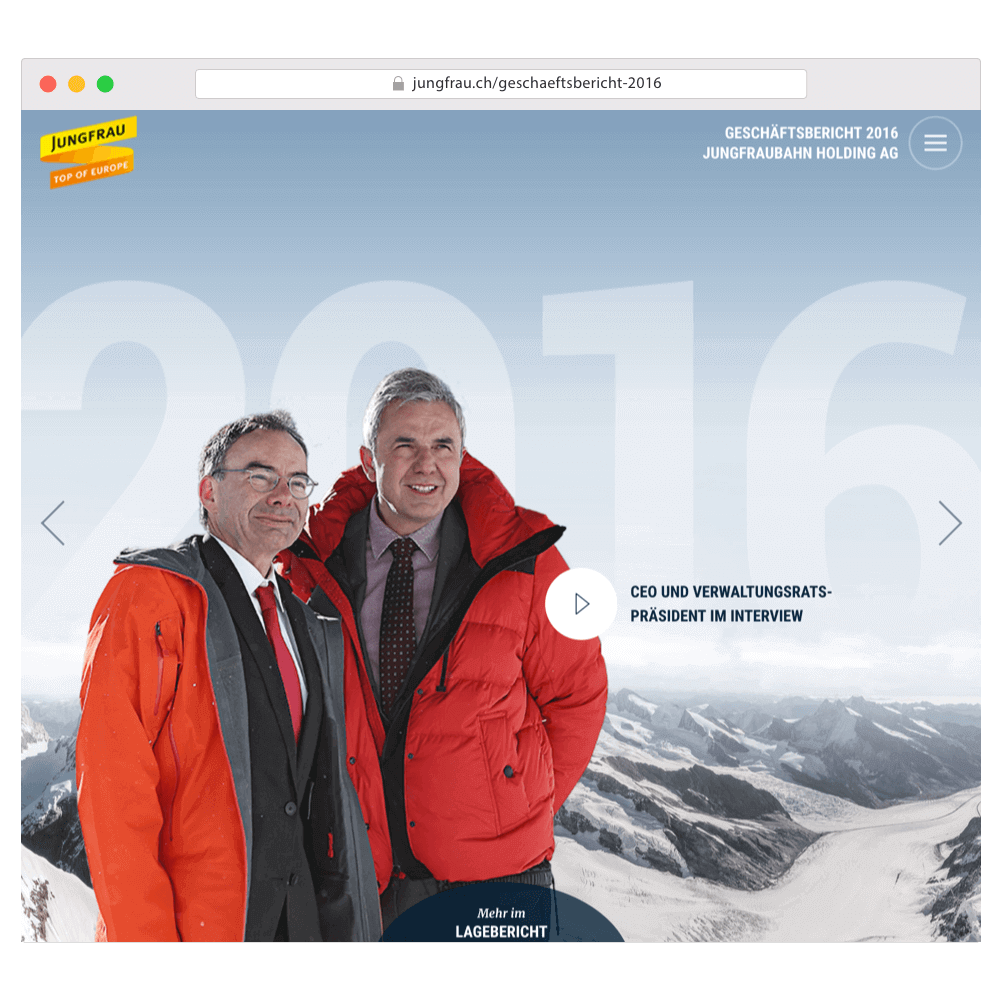 Jungfraubahn Holding AG Geschäftsbericht